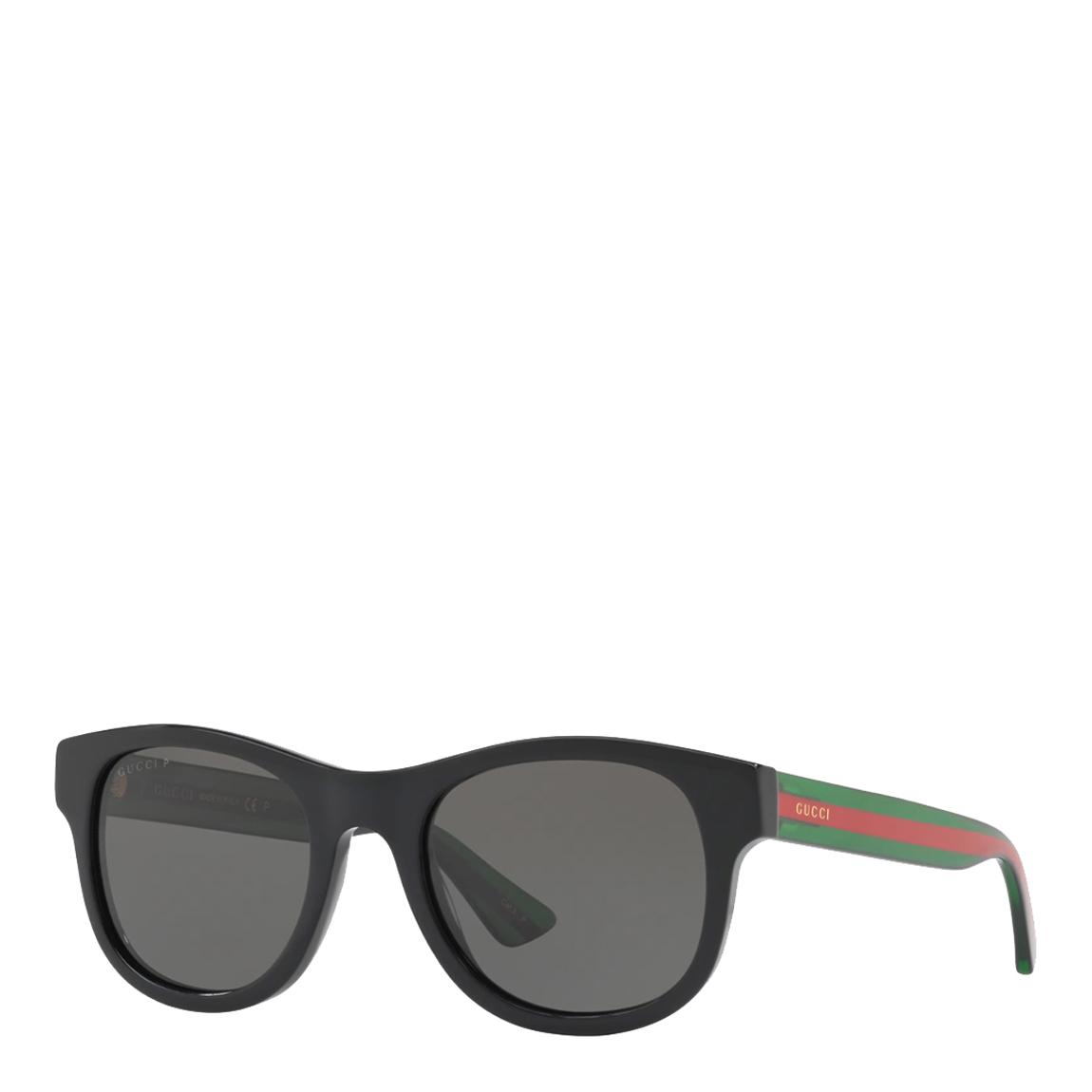 Men's Black/Green Gucci Sunglasses 52mm main product photo