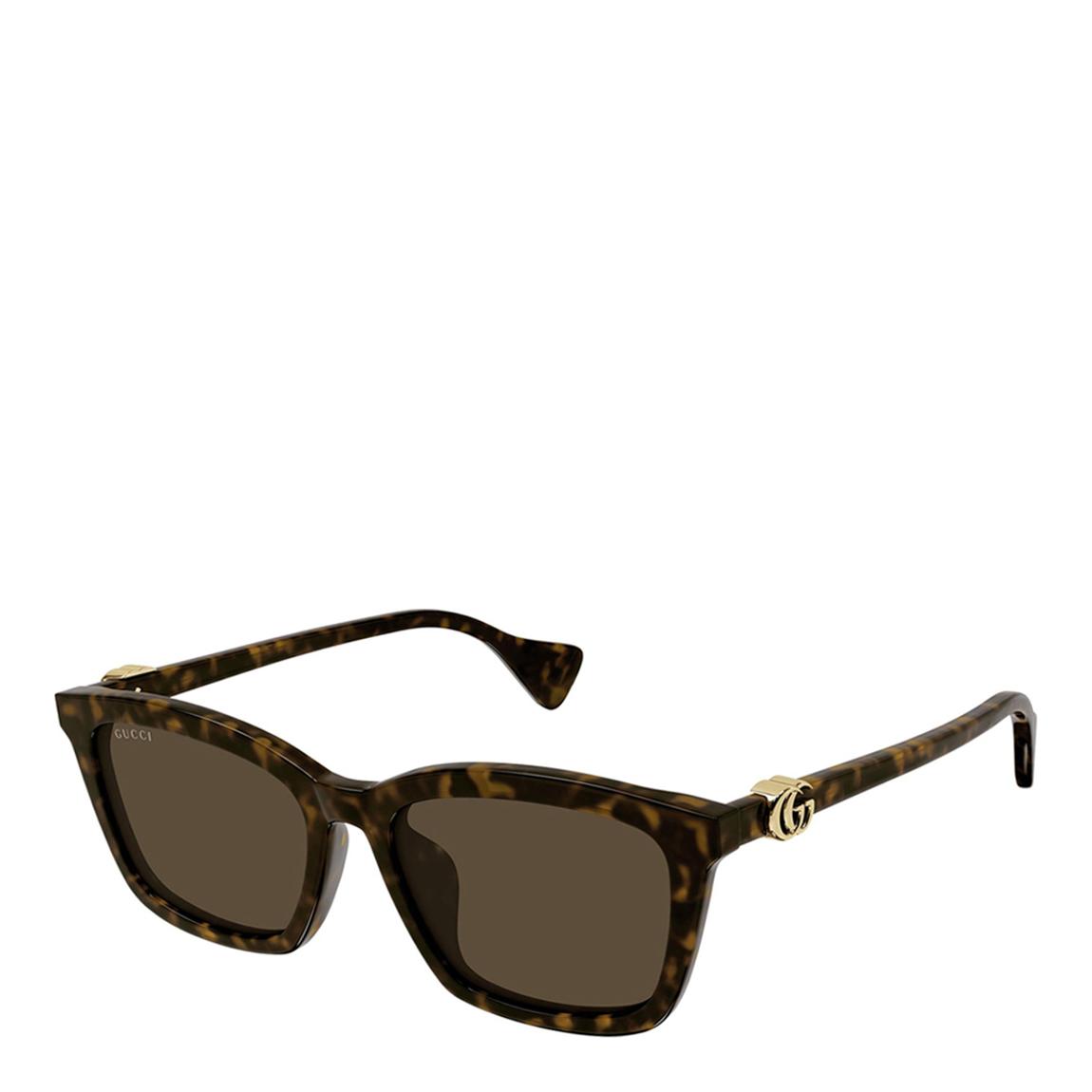 Women's Brown Gucci Sunglasses 55mm main product photo