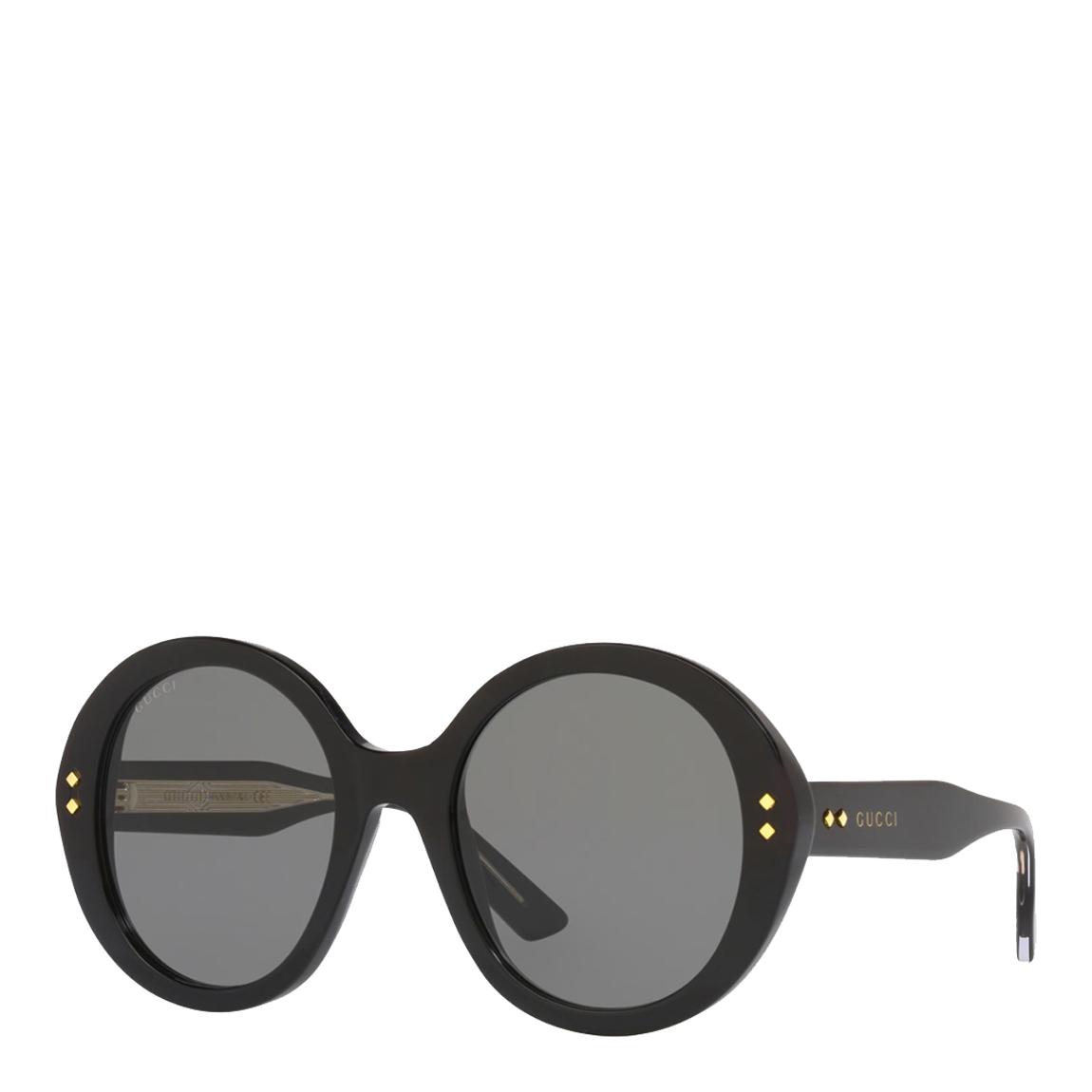 Women's Black/Grey Gucci Sunglasses 54mm main product photo