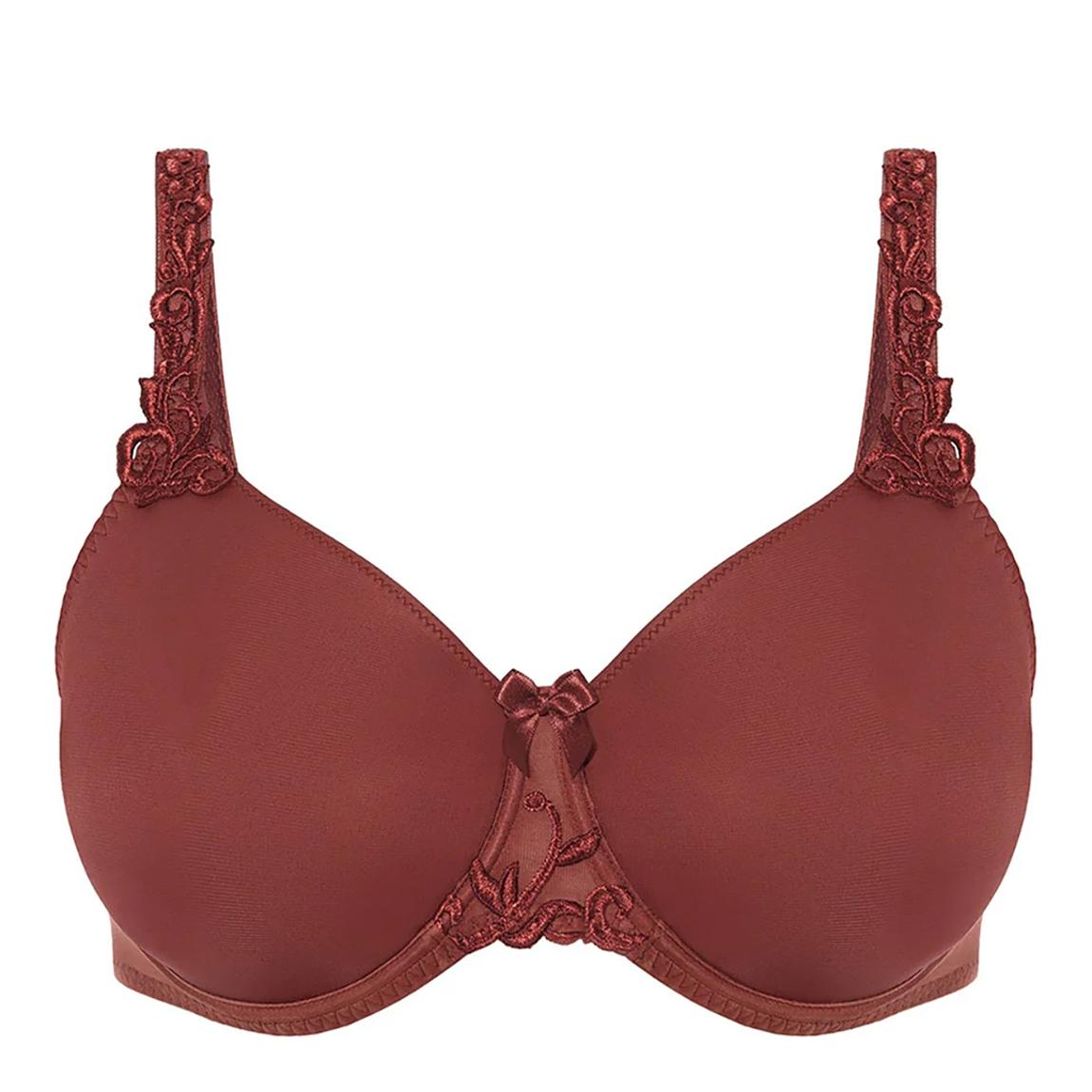 Brown Rigid Seamless Bra main product photo