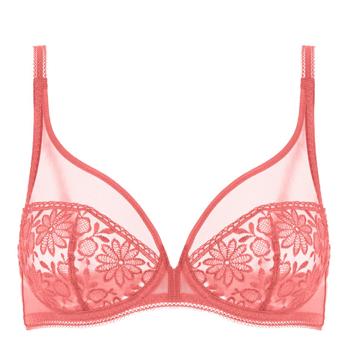 Pink Plunge Full Cup Bra main product photo
