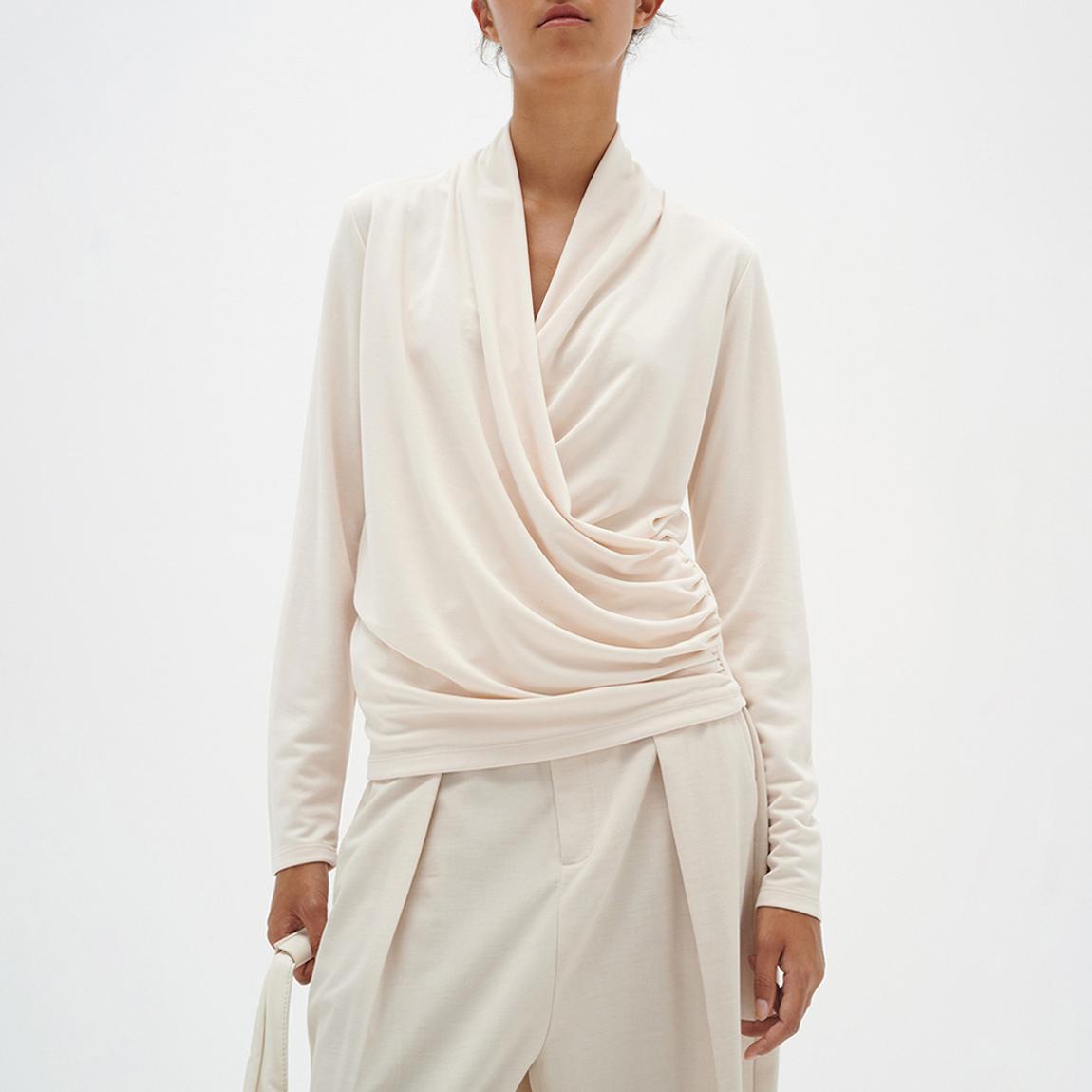 Ecru Alano Wrap Blouse main product photo