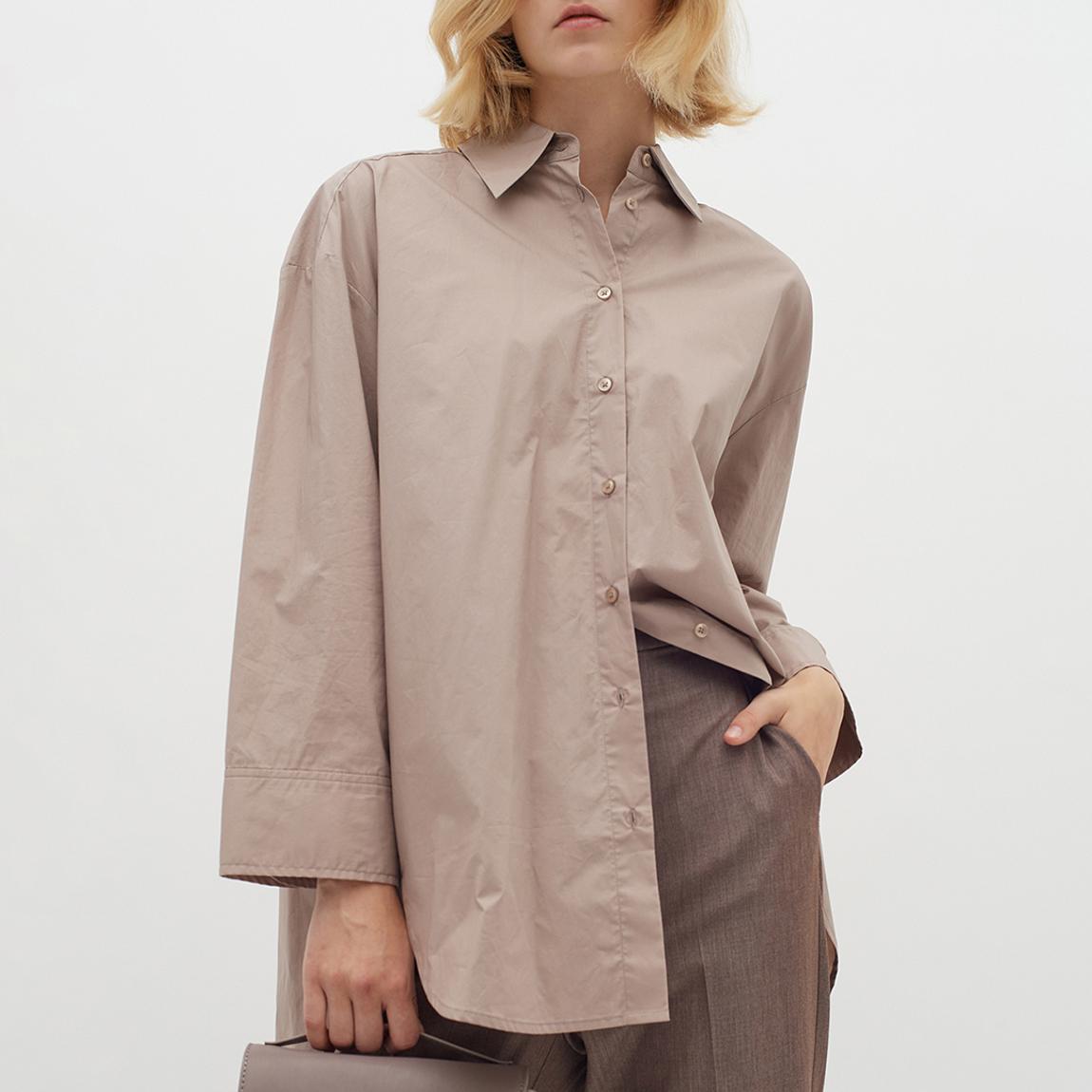 Grey Cotton NituraI Shirt main product photo