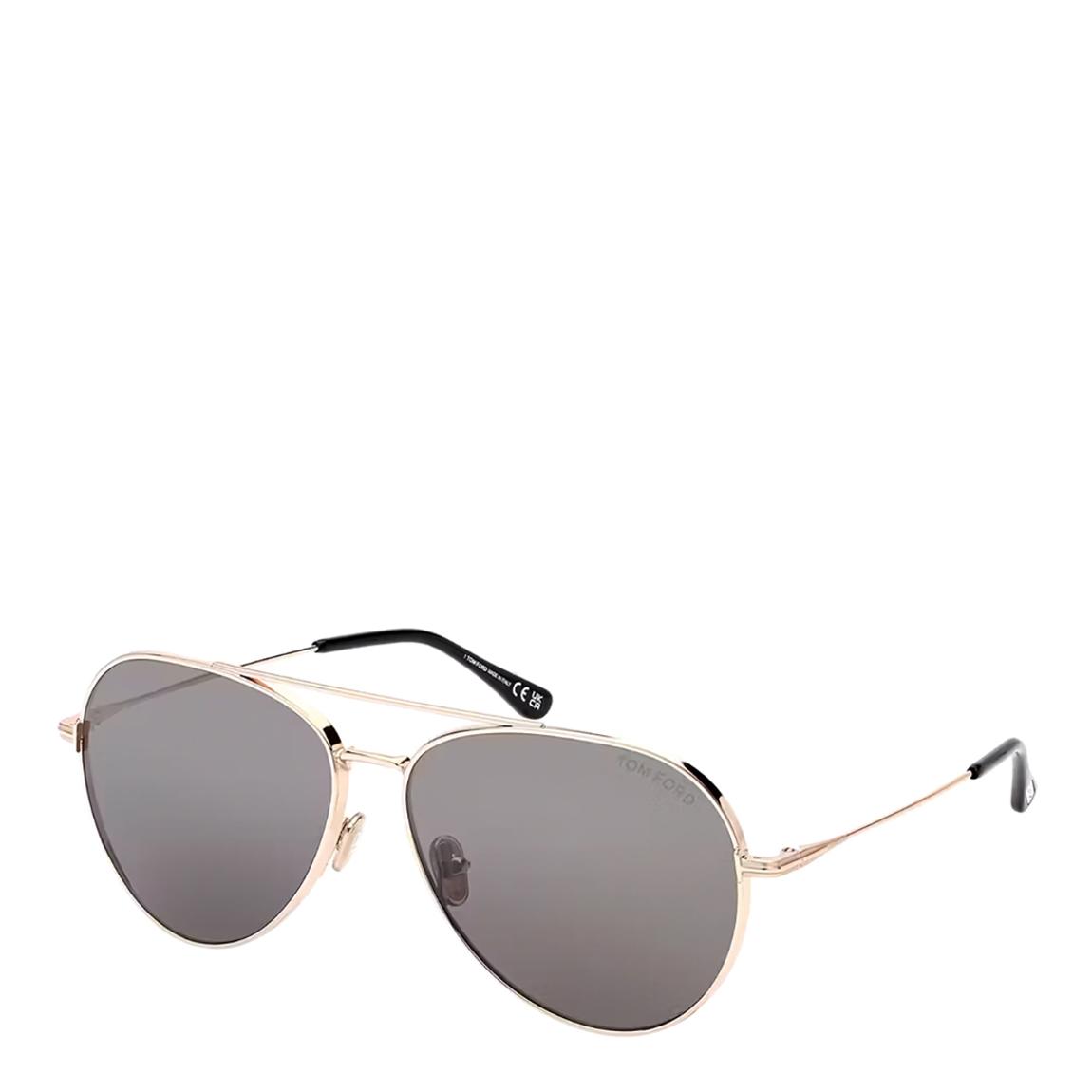 Unisex Tom Ford Gold Sunglasses 62mm main product photo