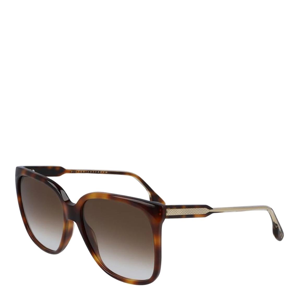 Women's Gold Victoria Beckham Sunglasses 61mm main product photo