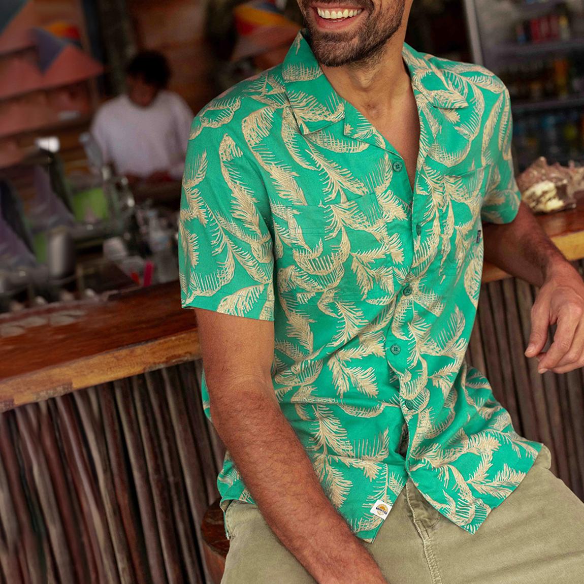 Green Holborn Short Sleeve Shirt main product photo