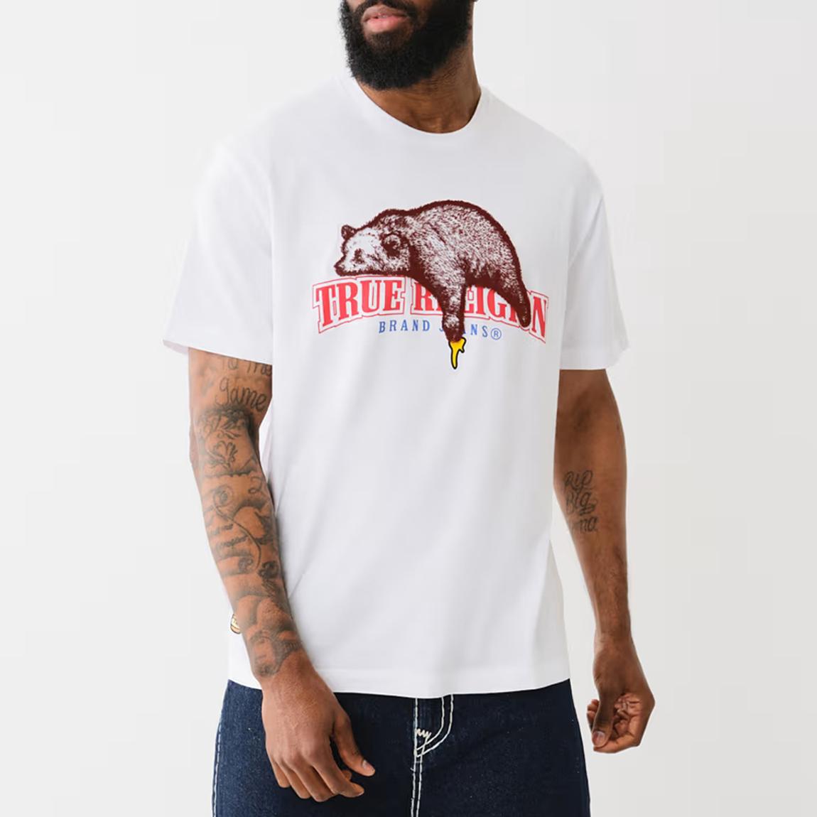 White Relaxed Cotton T-Shirt main product photo