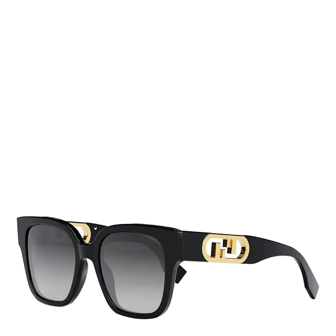 Women's Black Fendi Sunglasses 54mm main product photo