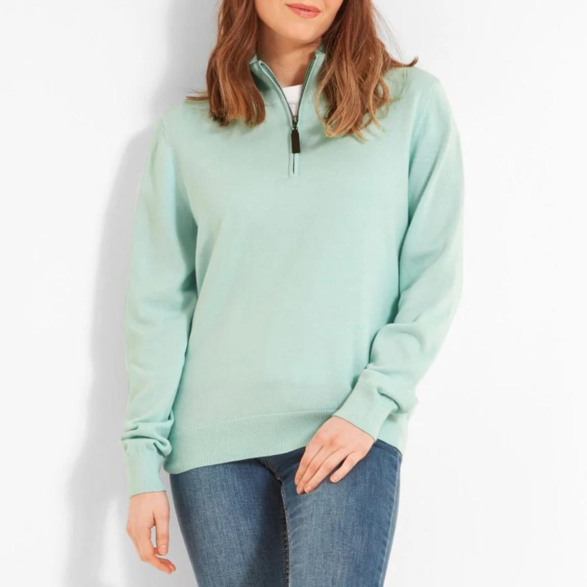 Mint Polperro Cotton Sweatshirt main product photo