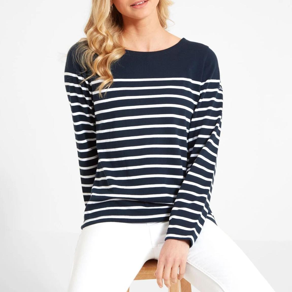 Navy Cotton Beauport Top main product photo