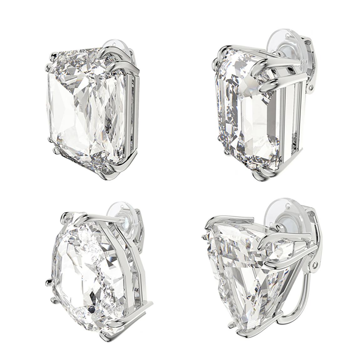 Silver Crystal Mesmera Set of 4 Earrings main product photo