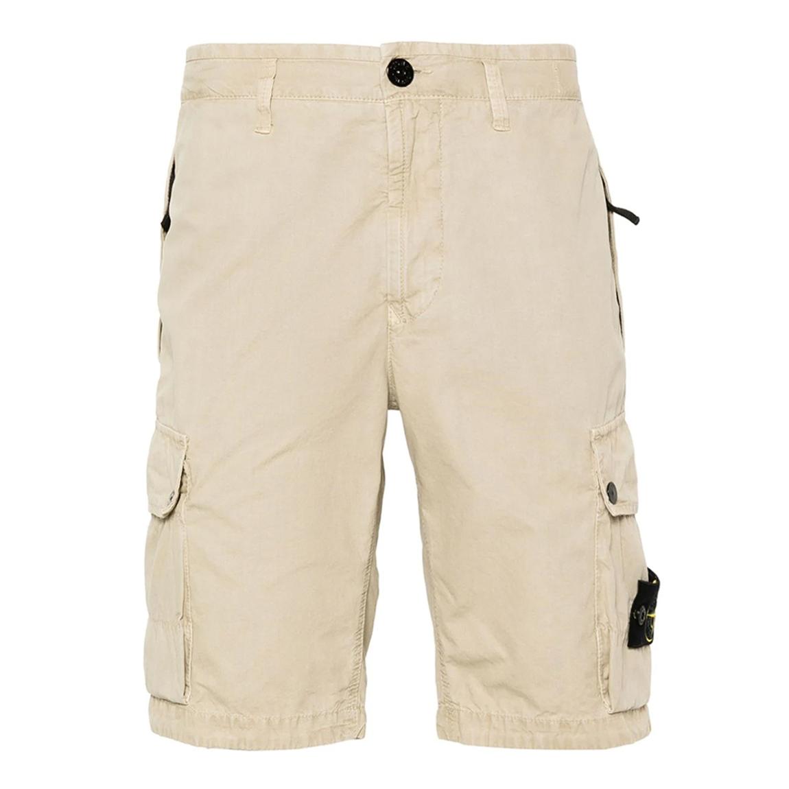 Sand Garment Dyed Brushed Cotton Shorts main product photo