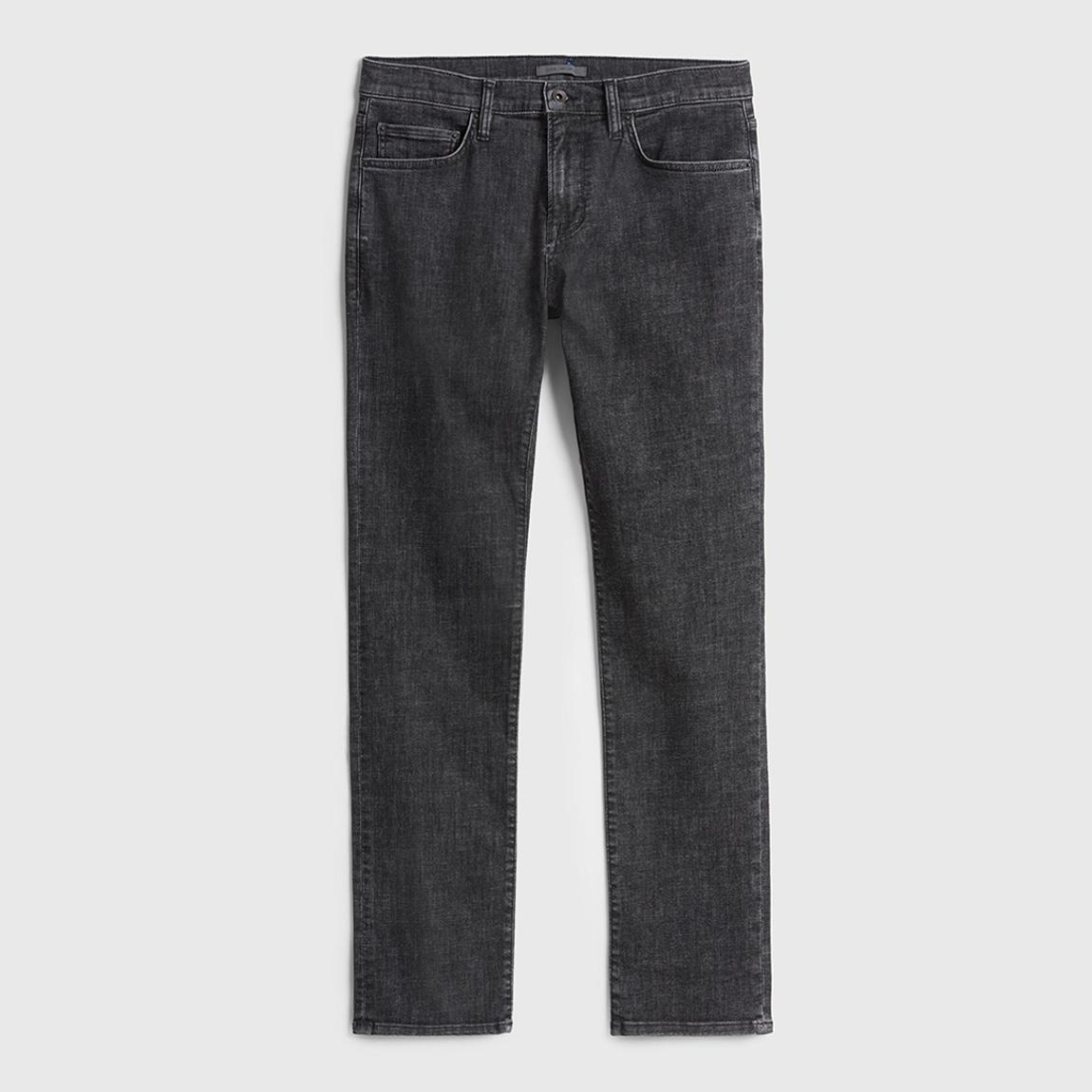 Washed Black Regular Fit Stretch Jeans main product photo