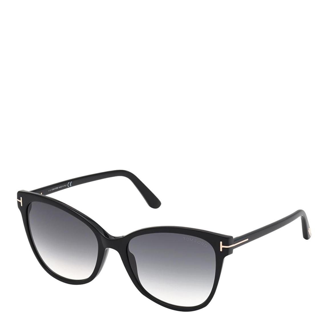 Women's Black Tom Ford Ani Sunglasses 58mm main product photo
