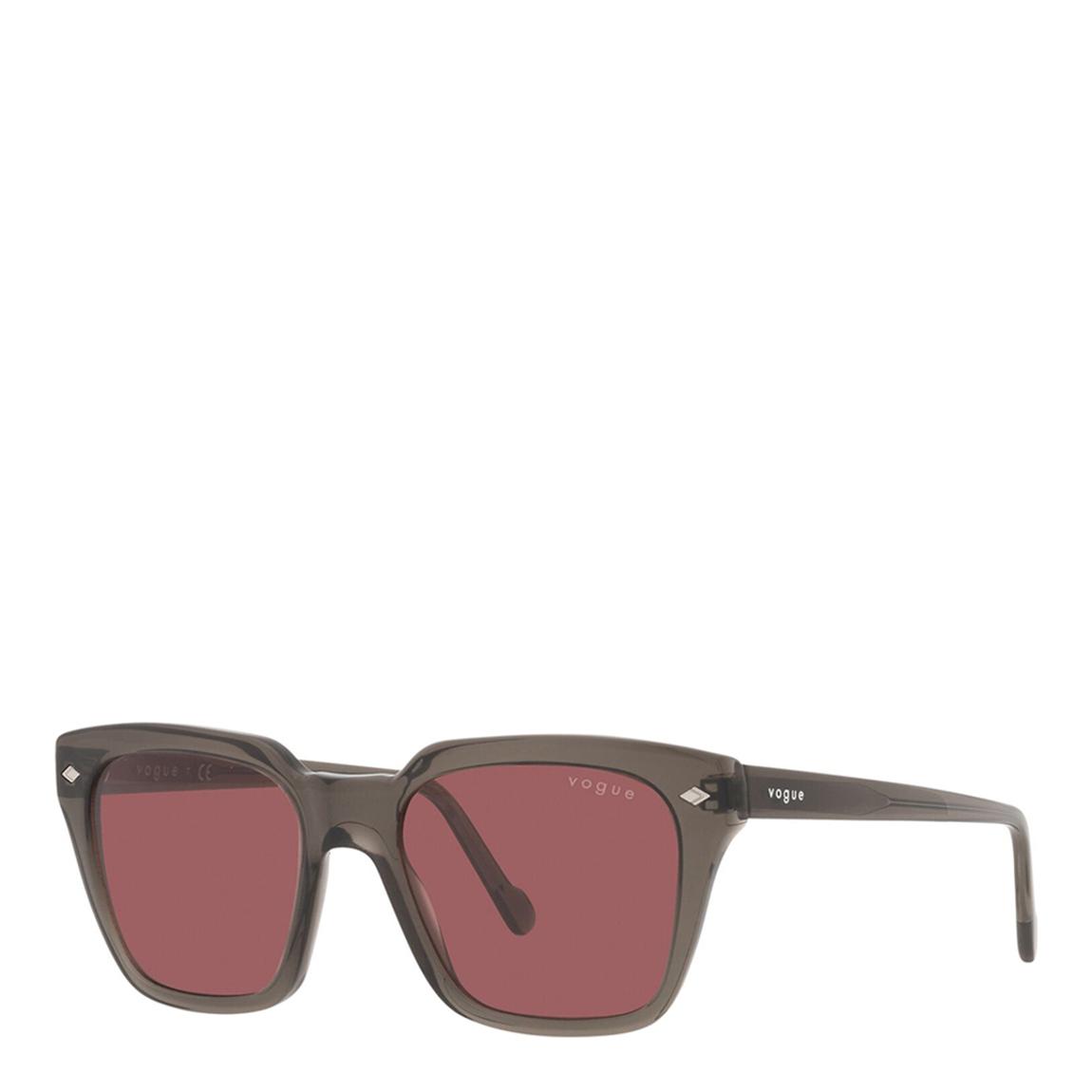 Transparent Grey Square Sunglasses main product photo