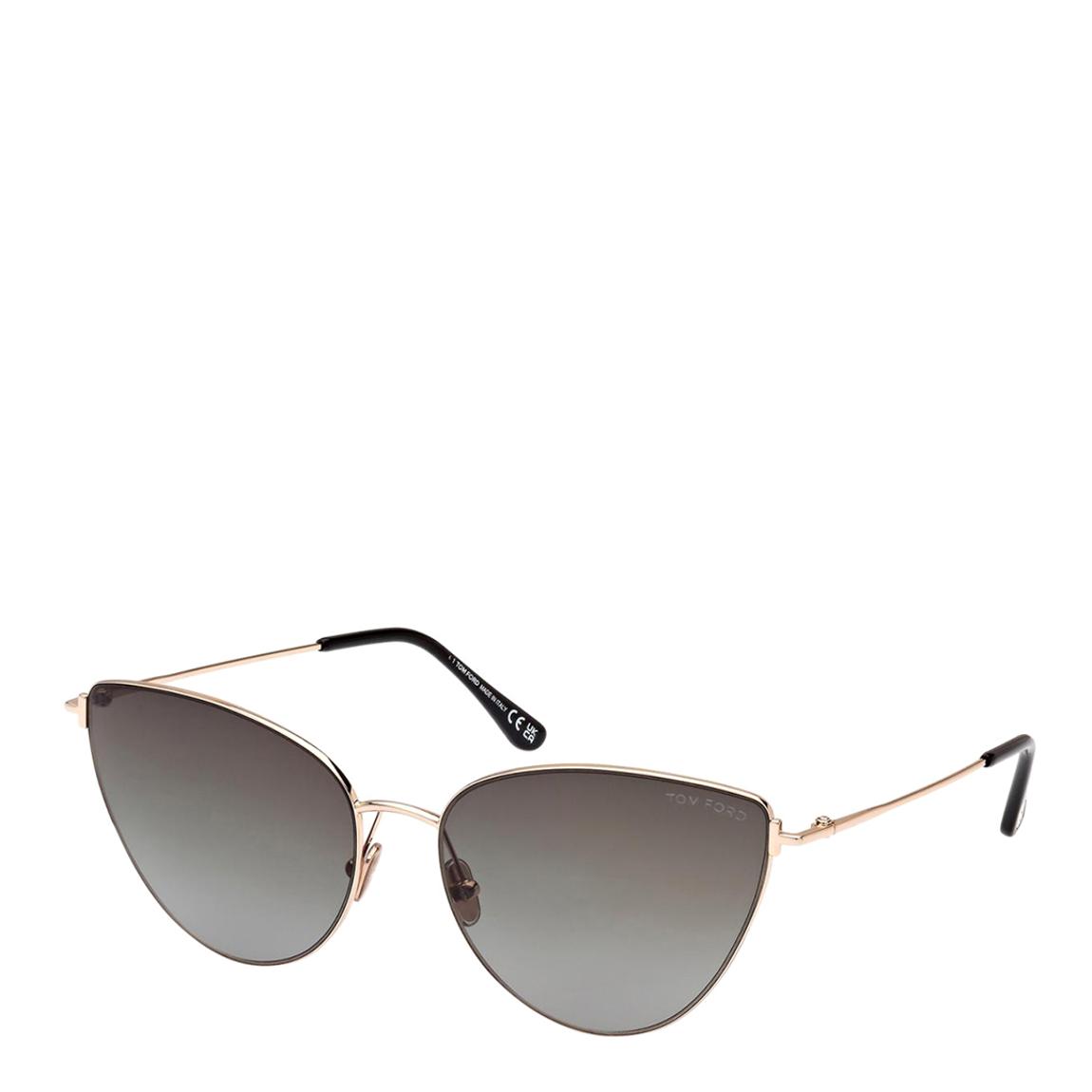 Women's Tom Ford Anais Gold Sunglasses 62mm main product photo