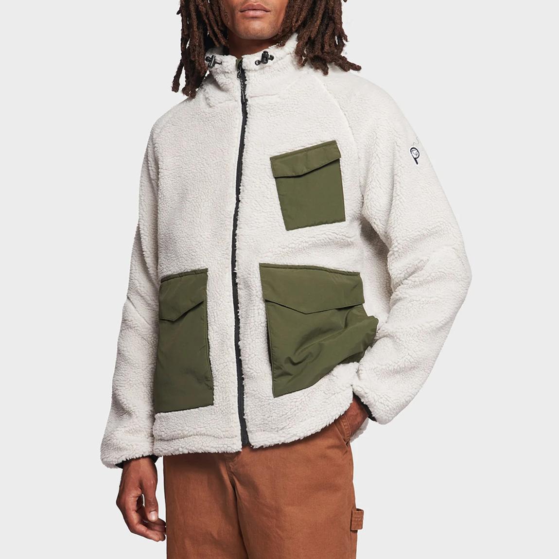 White Borg Fleece Jacket main product photo