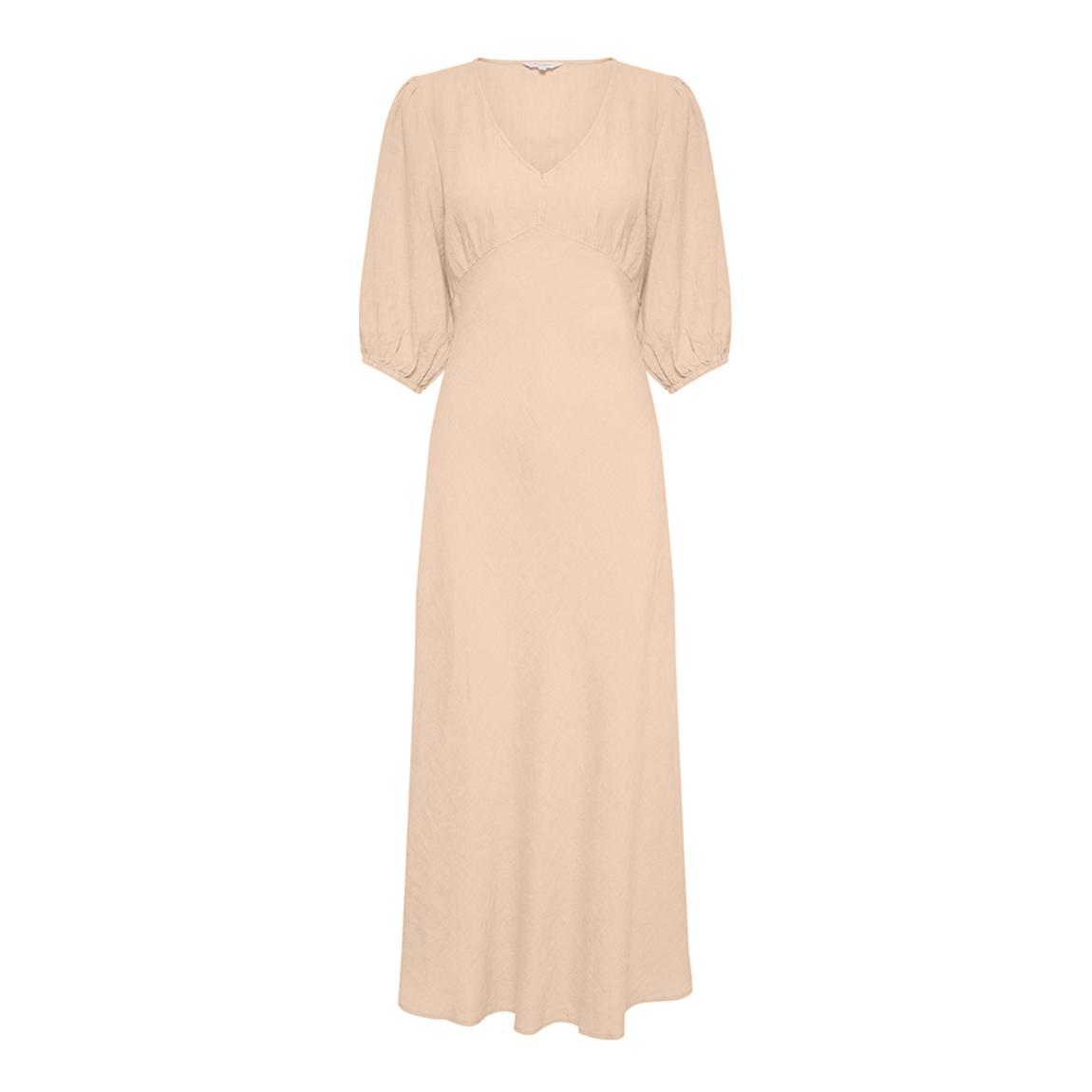Beige Linen Evarine Dress main product photo
