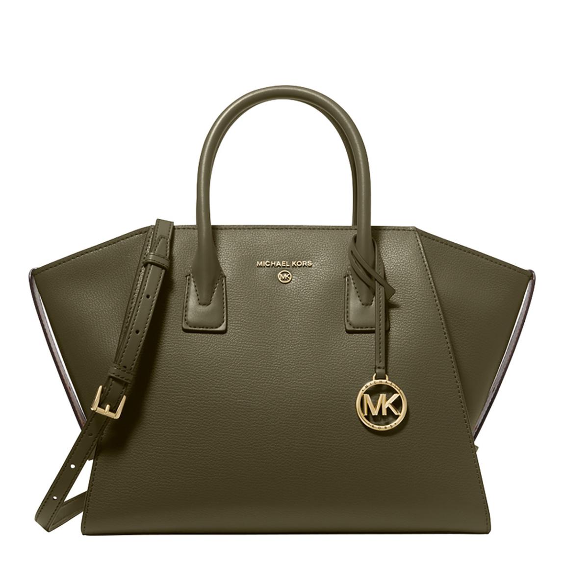 Amazon Green Avril Satchel Bag main product photo