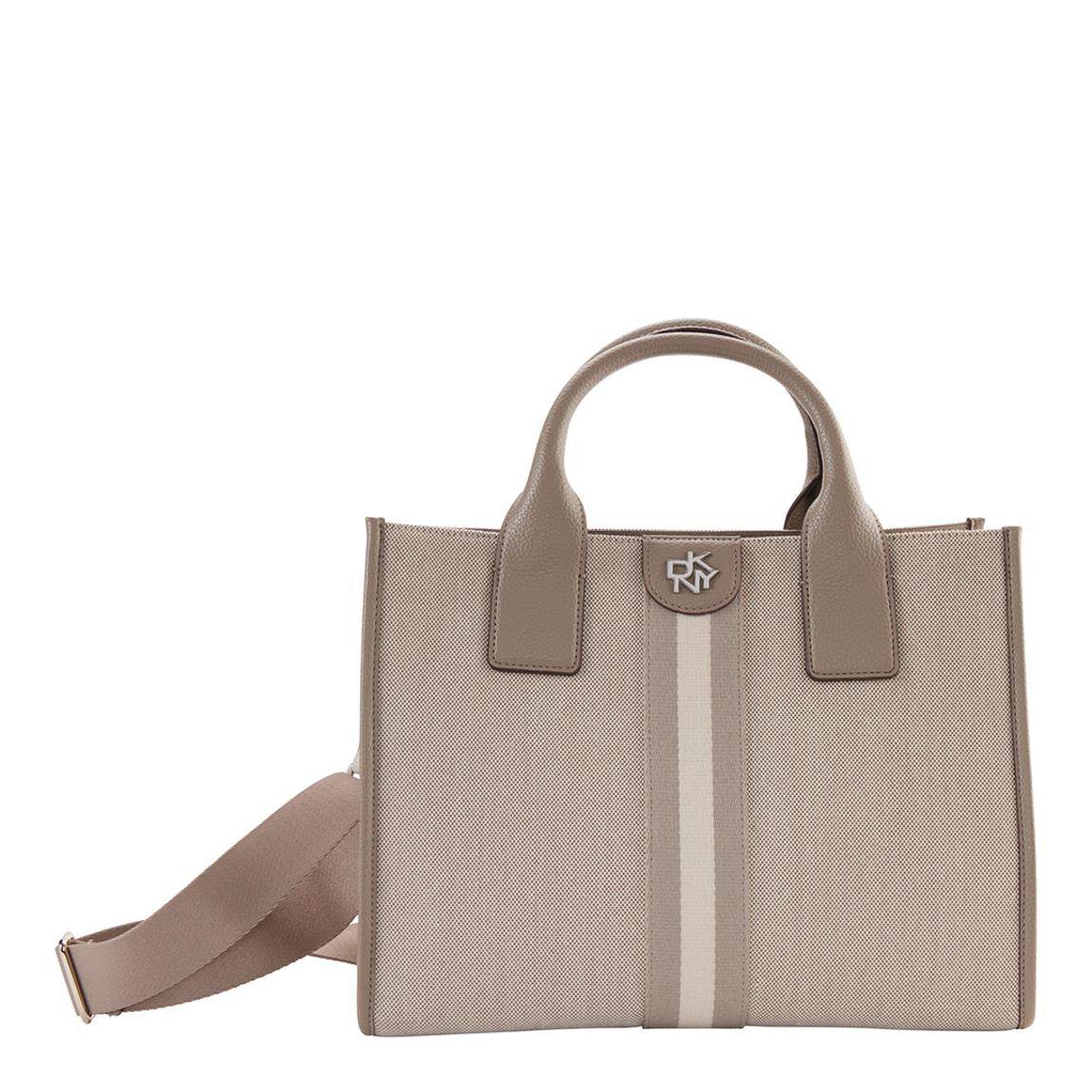 Natural Carol Woven Tote Bag main product photo