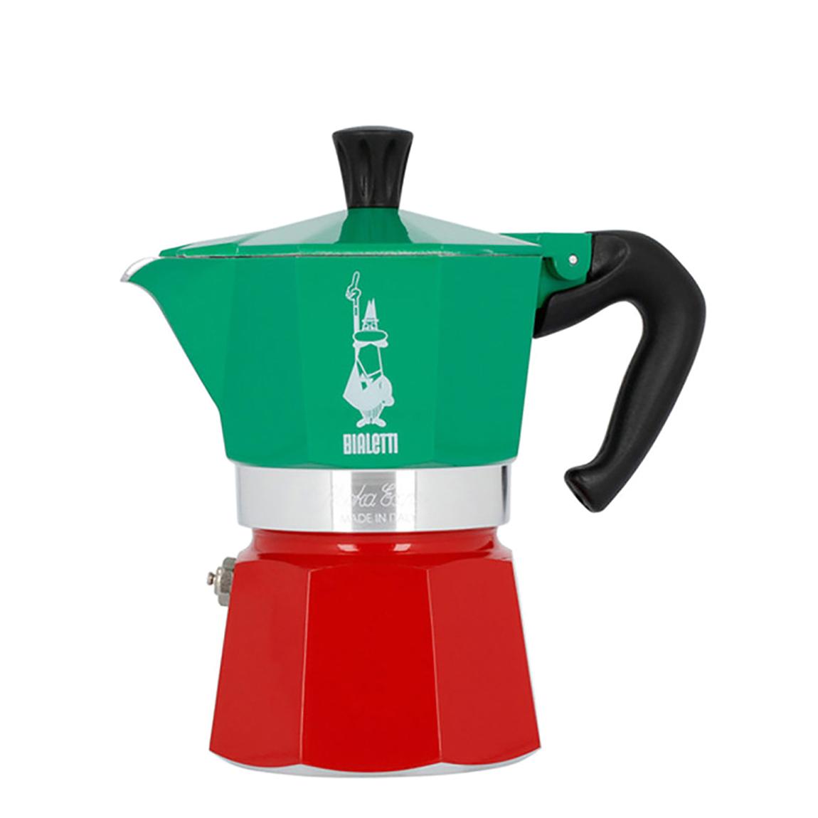 3 Cup Bialetti Moka Express Aluminium Stovetop Coffee Maker - Italia Collection main product photo