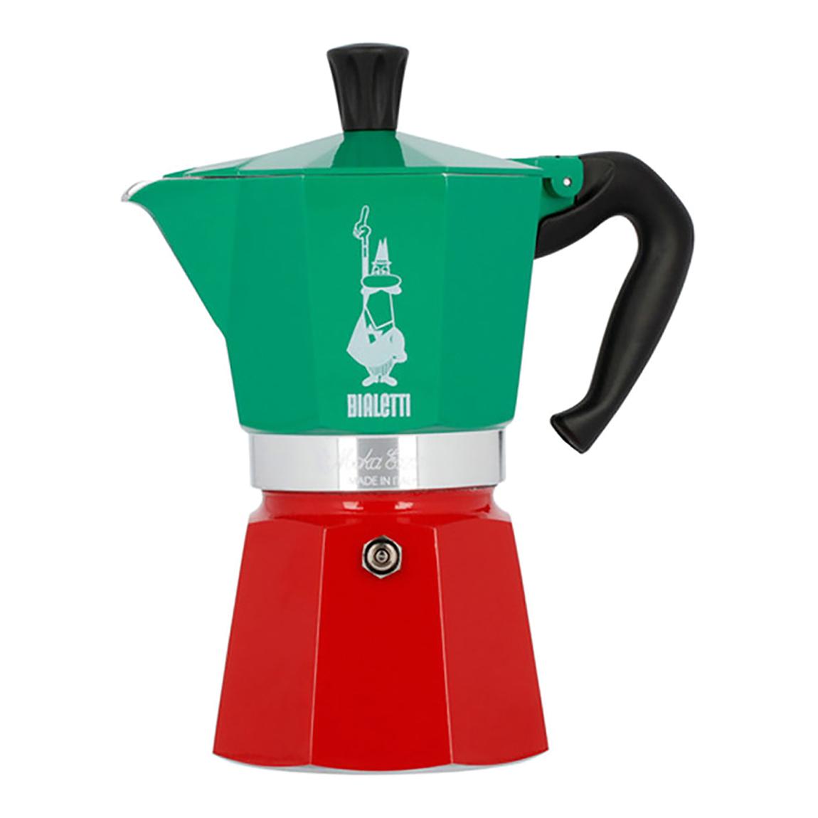 6 Cup Bialetti Moka Express Aluminium Stovetop Coffee Maker - Italia Collection main product photo