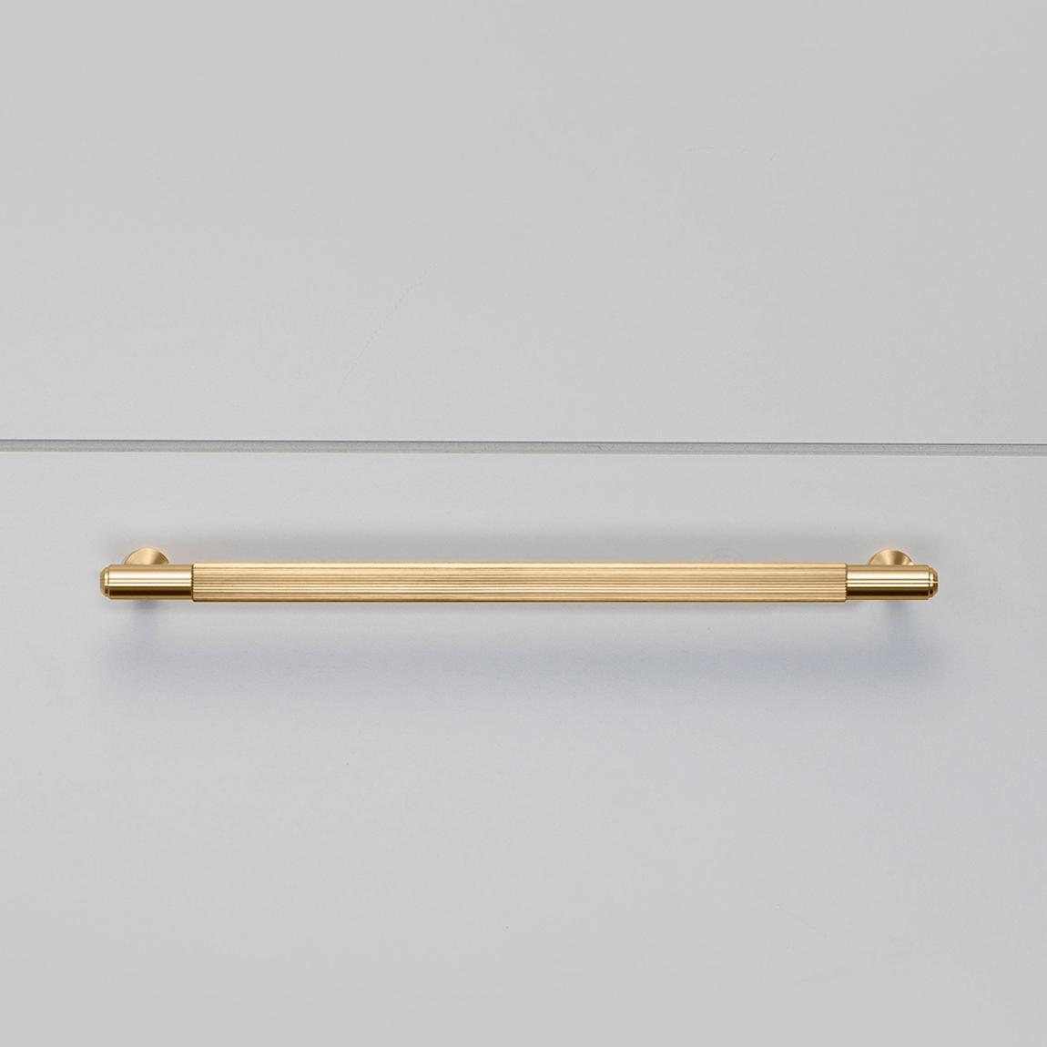 Pull Bar in Linear Brass, Medium 25cm main product photo