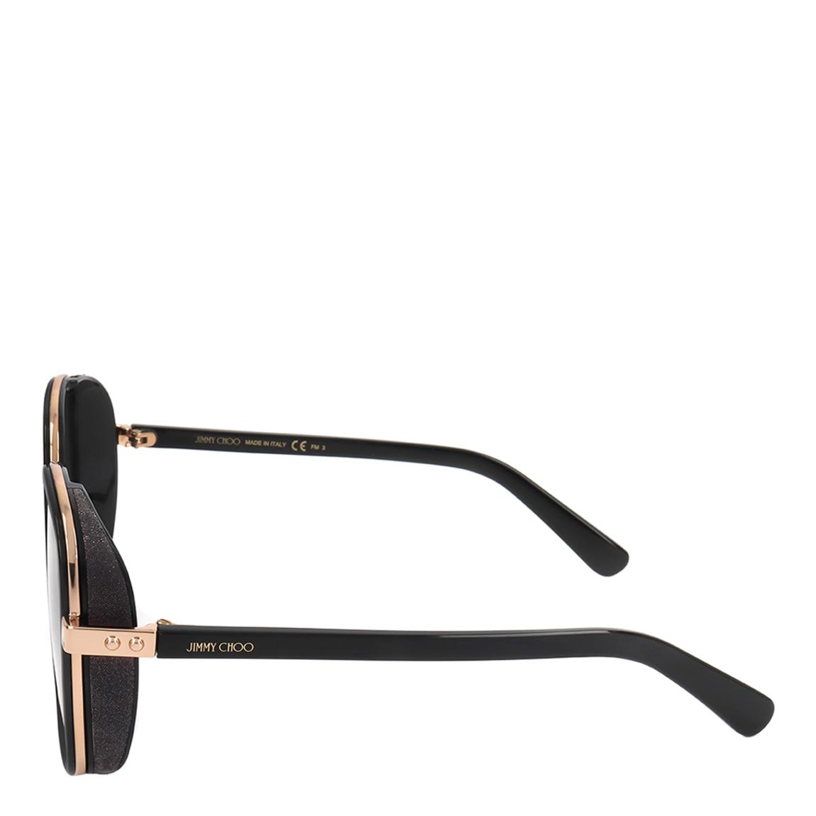 Jimmy Choo Black Square Sunglasses 54mm - BrandAlley