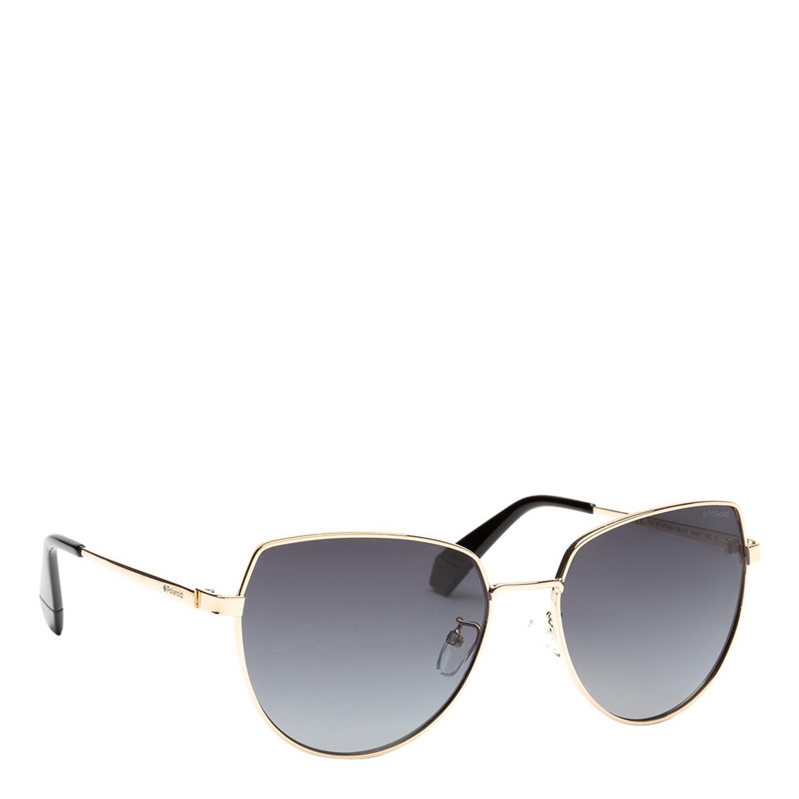 Women's Gold Polaroid Sunglasses 59m main product photo