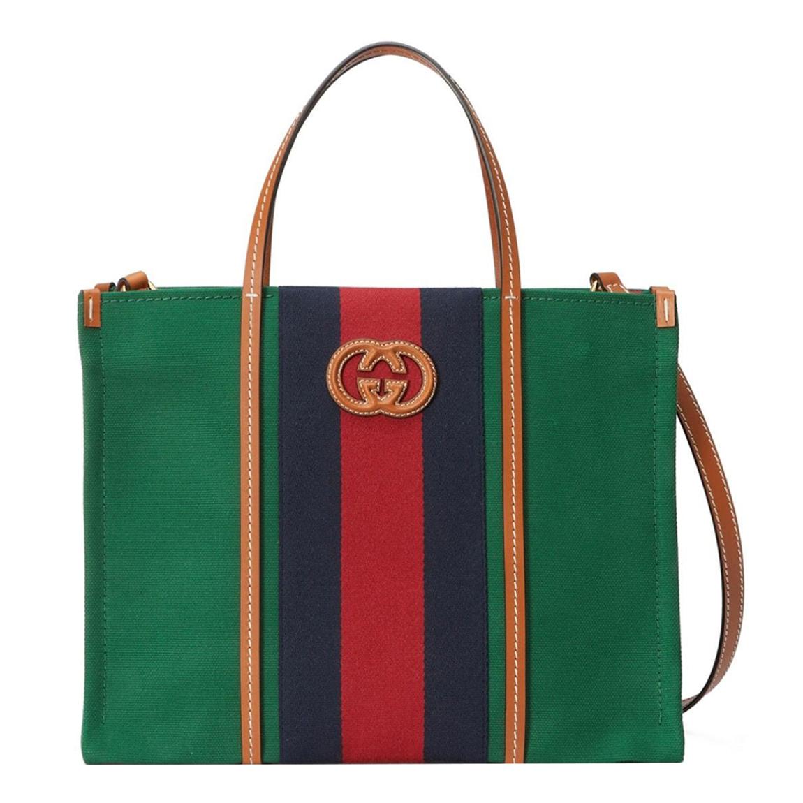 Gucci Green Interlocking G Tote Bag main product photo