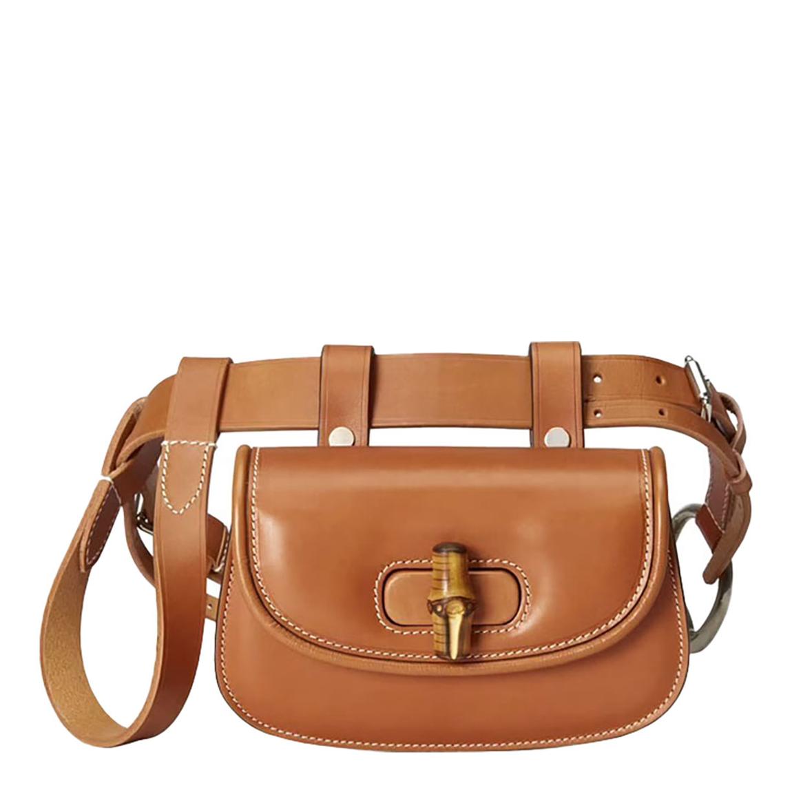 Gucci Brown Bamboo 1947 Small Belt Bag main product photo