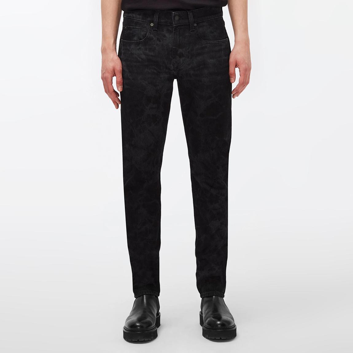 Black Slimmy Tapered Stretch Jeans main product photo