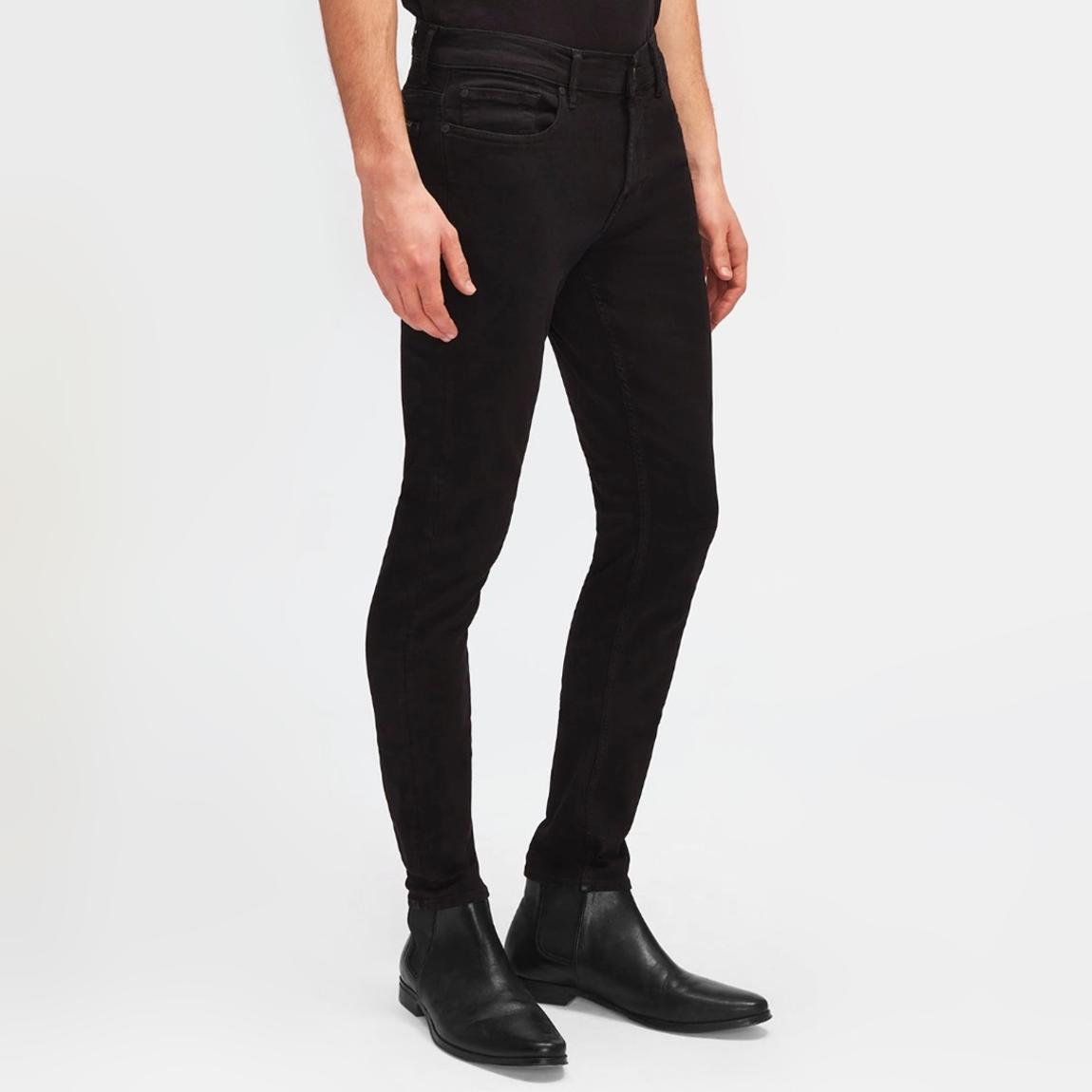 Black Paxtyn Tapered Super Skinny Stretch Jeans main product photo