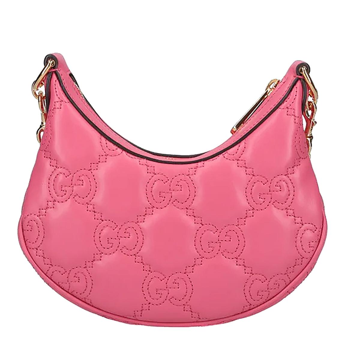 Gucci Gucci Pink MatelassÃ© Small Shoulder Bag - BrandAlley