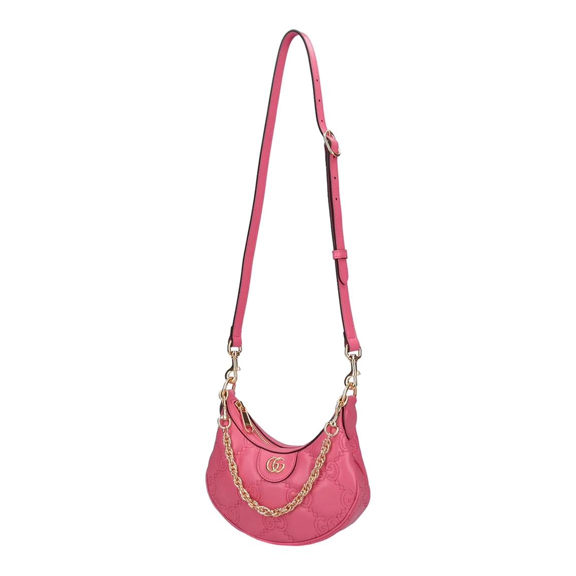 Gucci Gucci Pink MatelassÃ© Small Shoulder Bag - BrandAlley