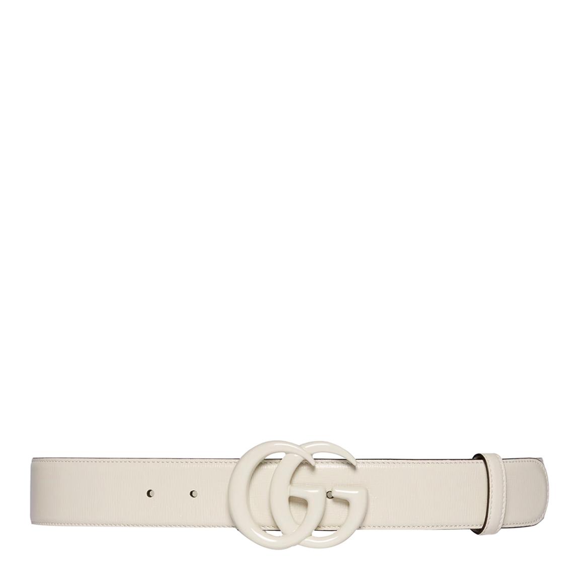 Gucci White Marmont Wide Belt main product photo