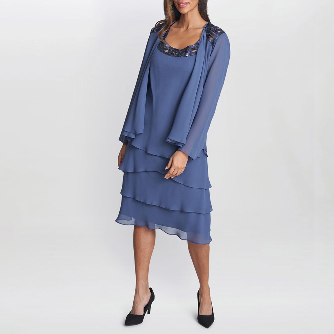 Blue Leigh Jacket Dress main product photo