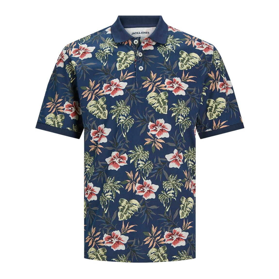 Dark Navy Cotton Polo Shirt main product photo