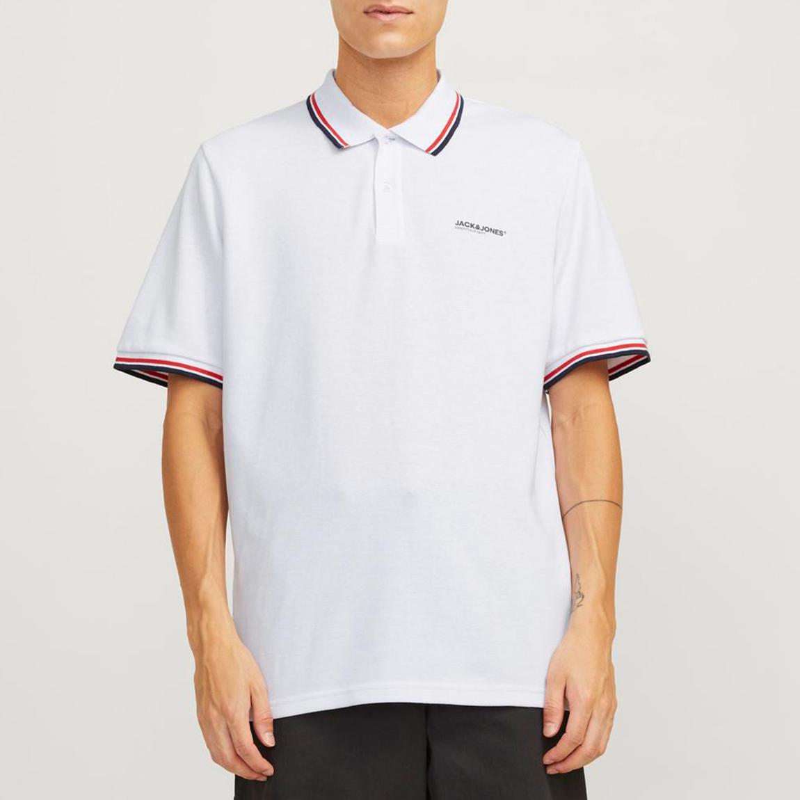 White Cotton Polo Shirt main product photo