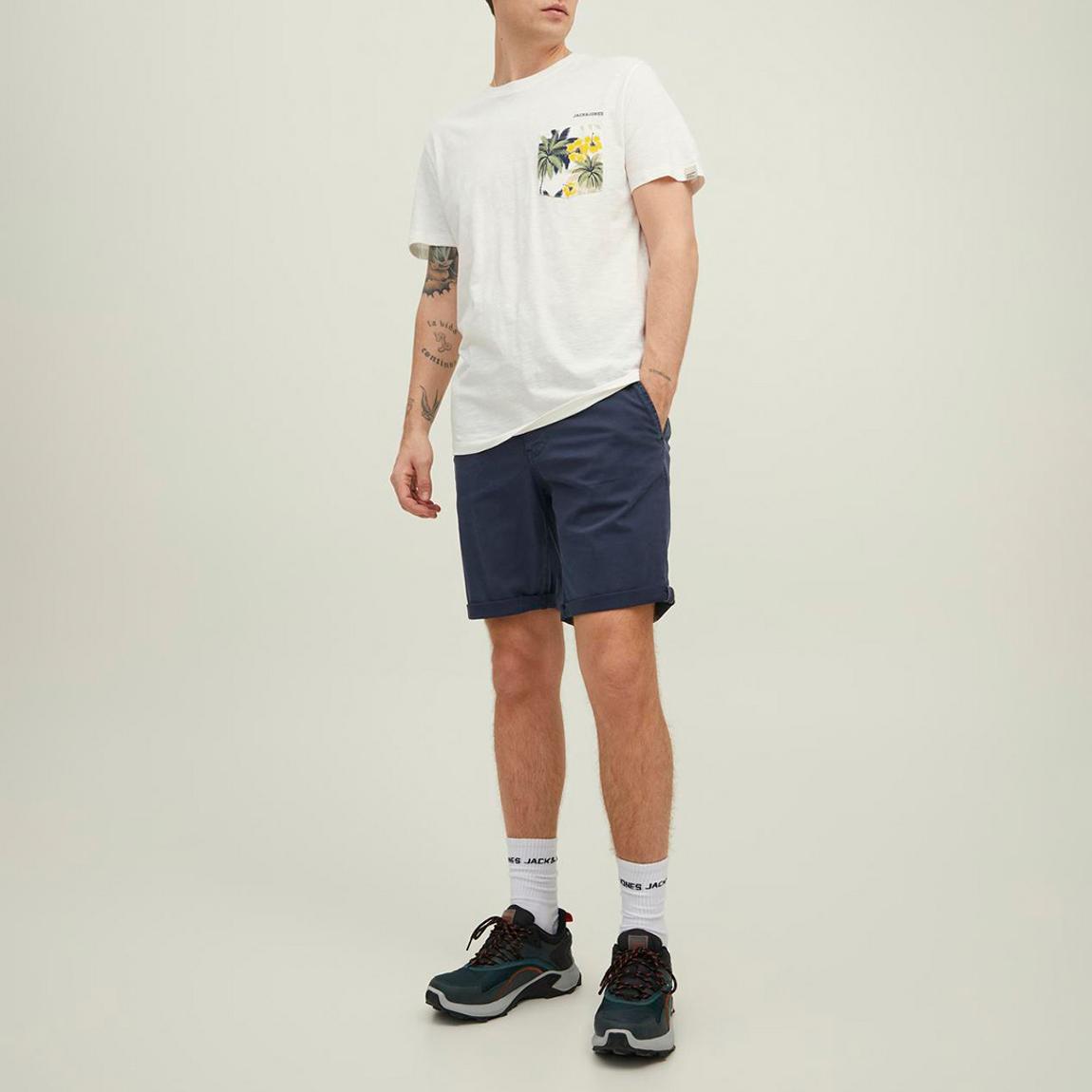 Navy Blazer Chino Cotton Short main product photo