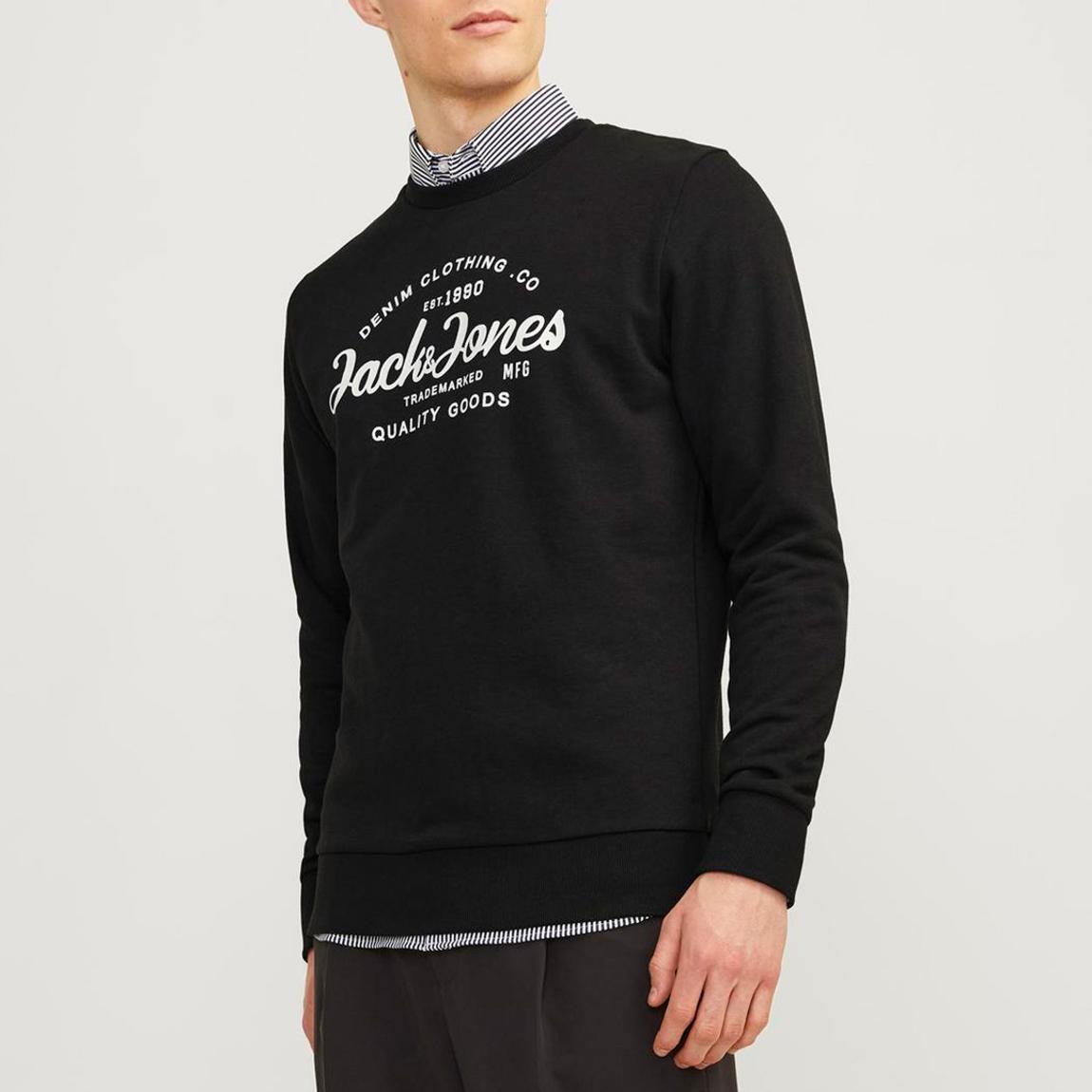 Black Cotton Blend Hoodie main product photo