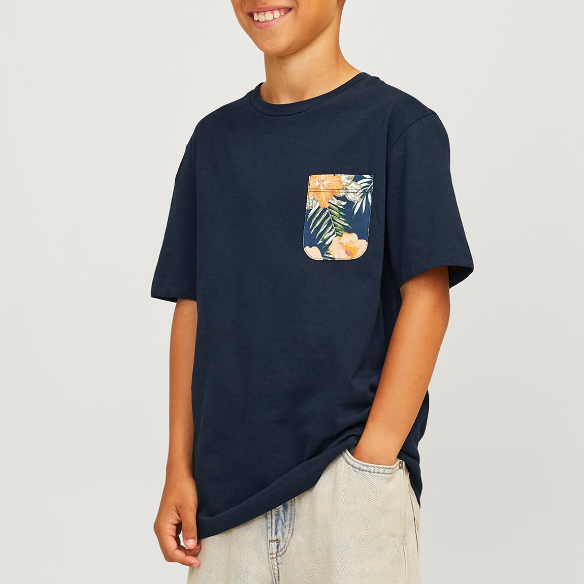 Navy Blazer Pocket Cotton T-Shirt main product photo
