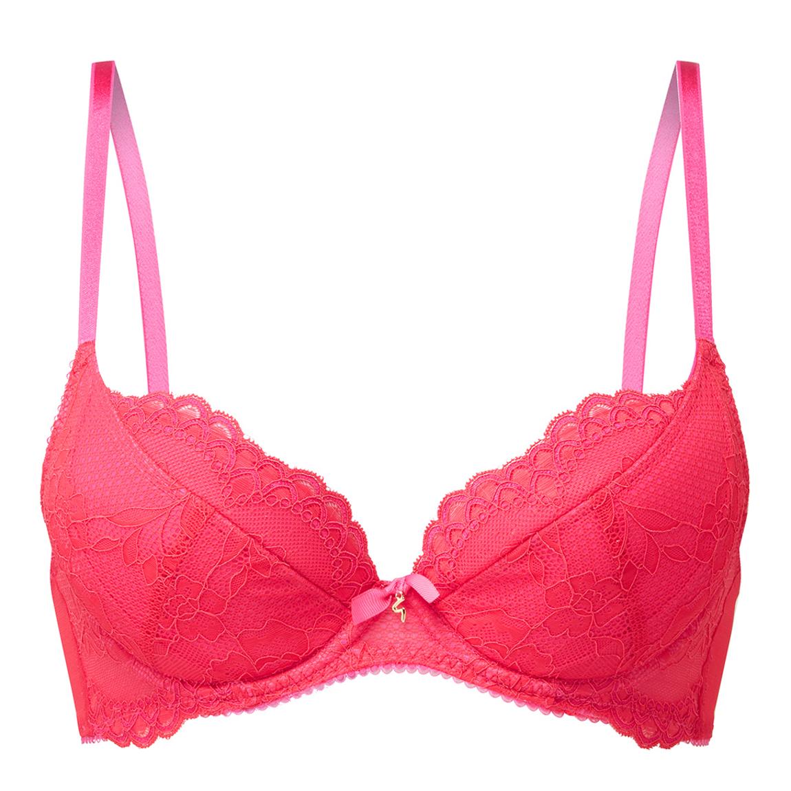 Rose Red Superboost Lace Plunge Bra main product photo