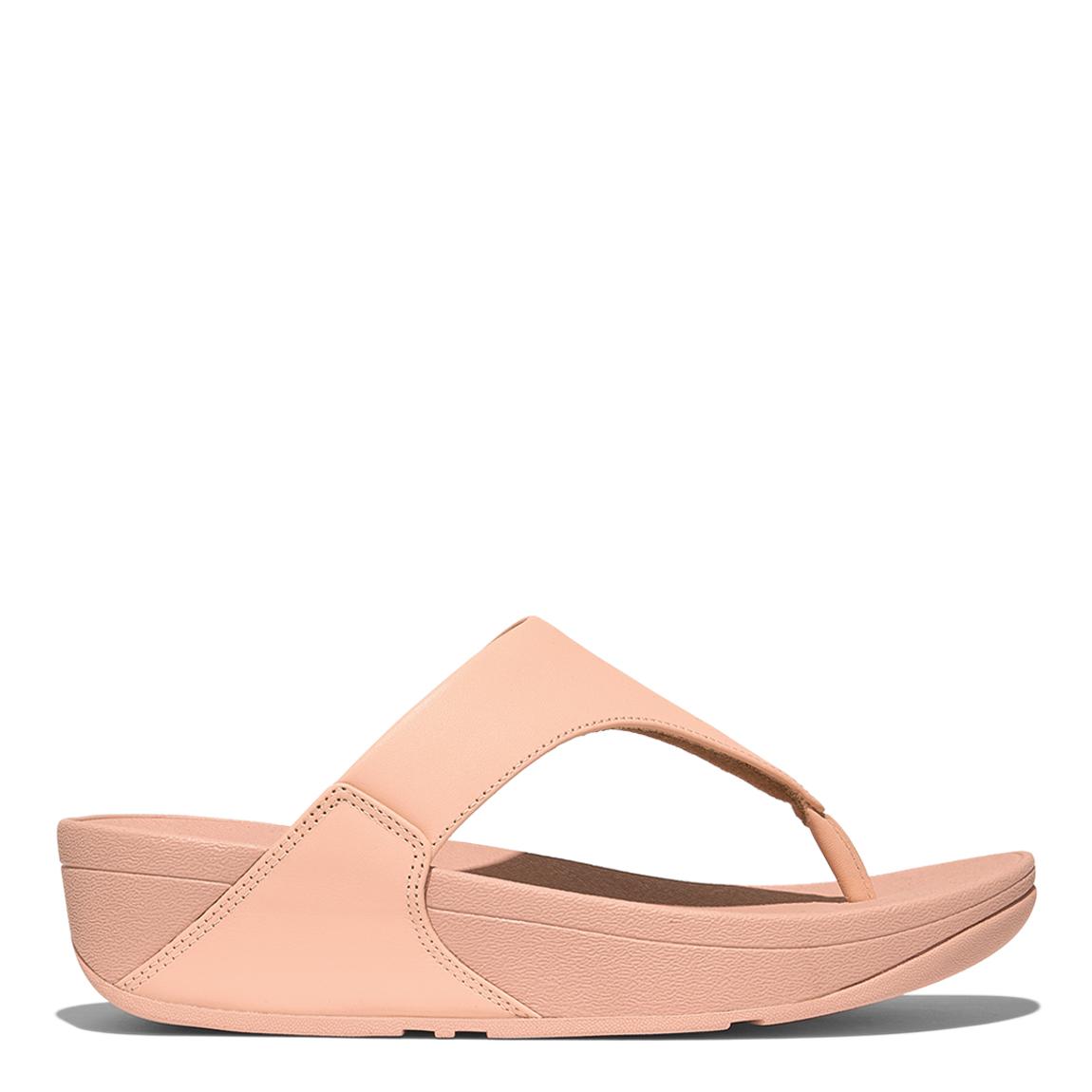 Pink Leather Lulu Leather Toepost Sandal main product photo