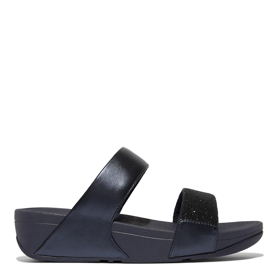 Navy Glitter Lulu Opul Slides main product photo