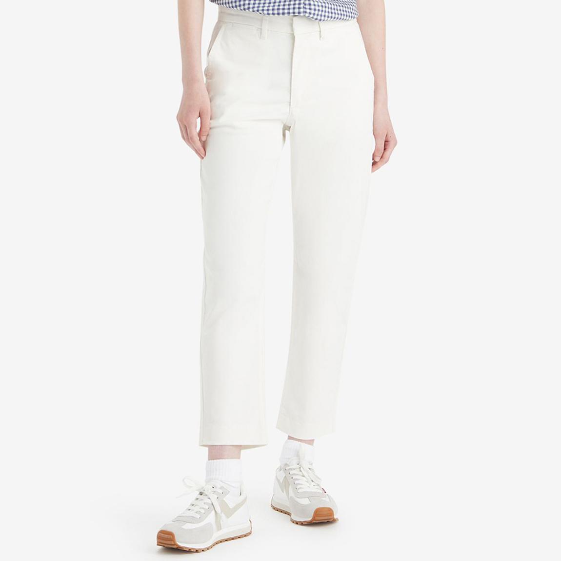 White Essential Cotton Blend Chinos main product photo