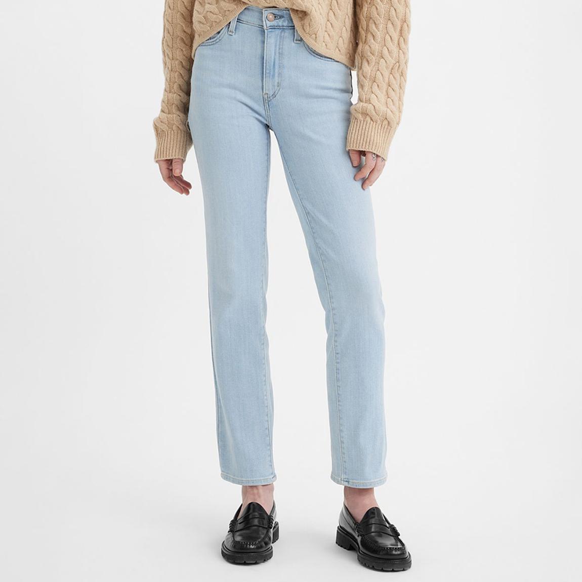 Light Blue 724™ High Rise Straight Stretch Jeans main product photo