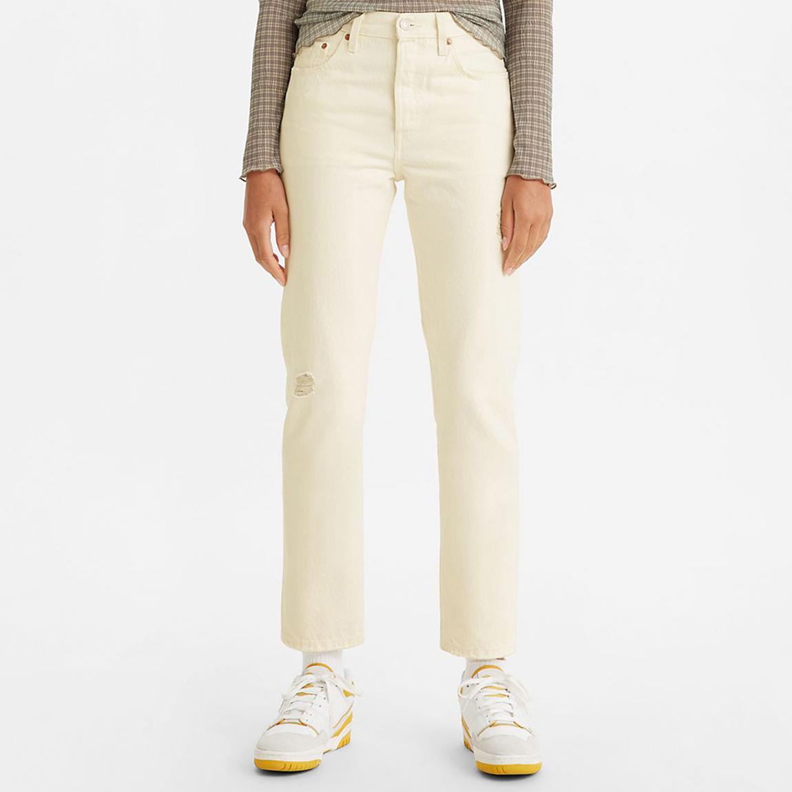 Ecru 501® Cropped Jeans main product photo