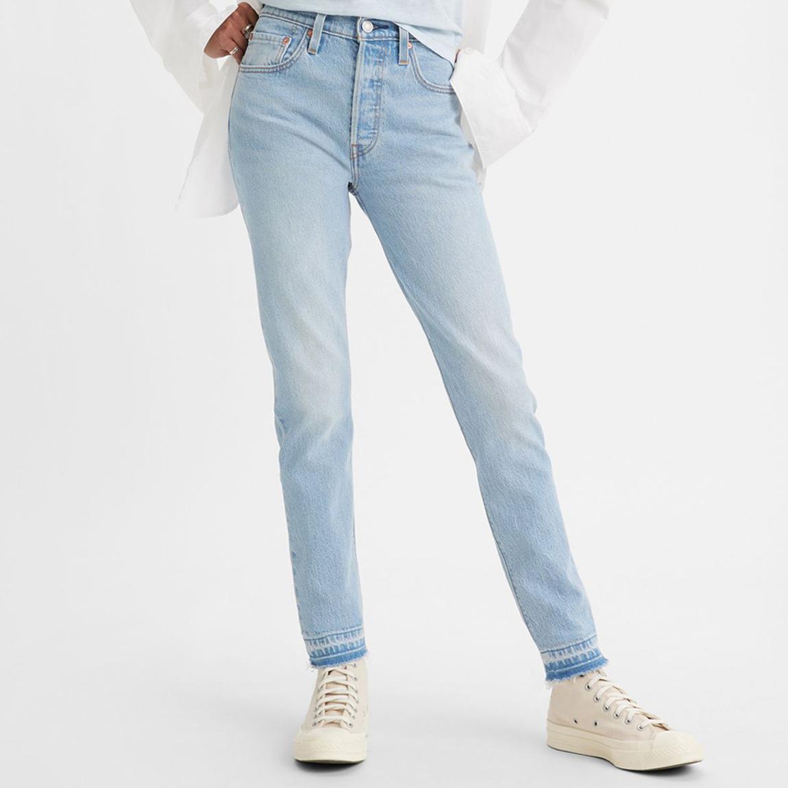 Light Blue 501® Skinny Stretch Jeans main product photo