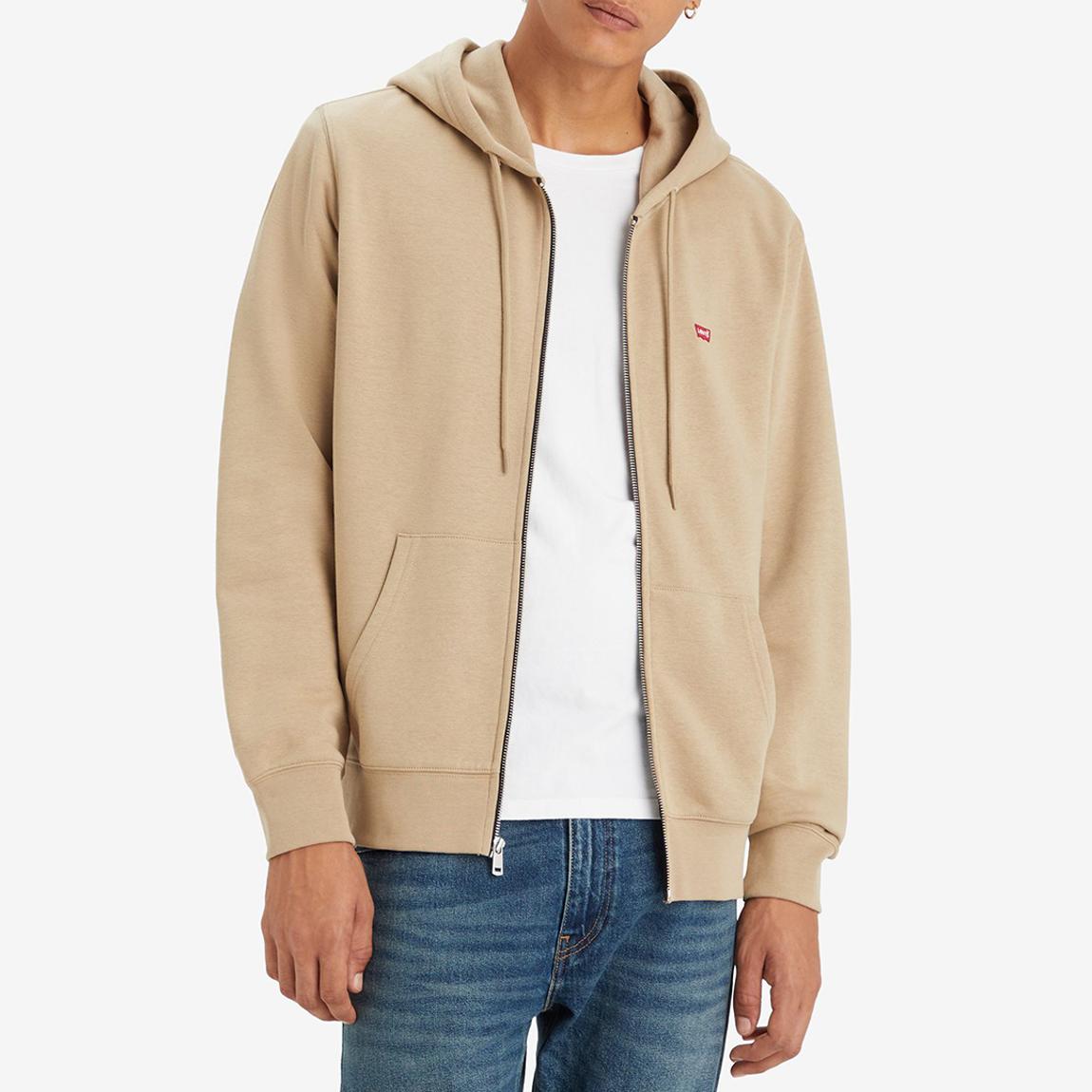 Camel Core Zipped Cotton Blend Hoodie main product photo